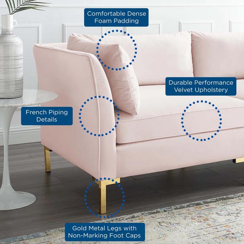 Modway Ardent Performance Velvet Loveseat