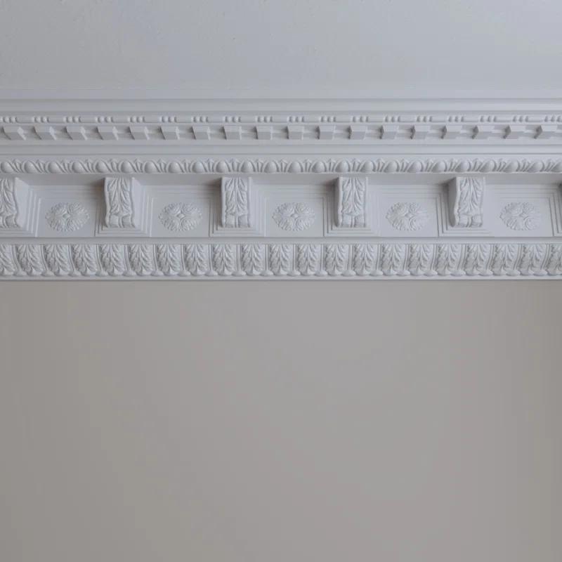 Ekena Millwork SAMPLE - Endurathane Granada Crown Moulding, 9 7/8"H x 9 3/4"P x 14"F x 12"L, Factory Primed