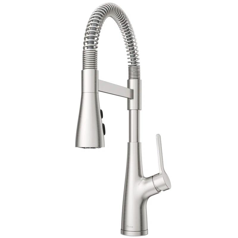 Pfister LG529NECS Neera Culinary Look Pull Down Single Handle Kitchen Faucet