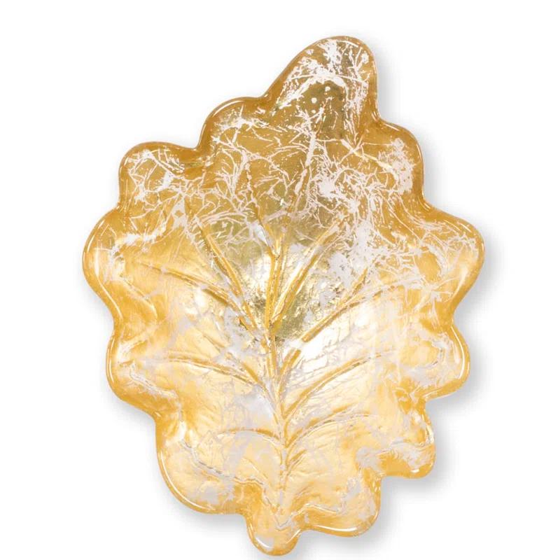 Moon Glass Leaf Small Bowl