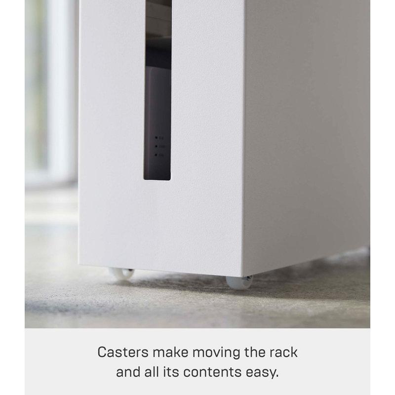Tower Yamazaki Home Rolling Cable Management Cord Power Strip/Surge Protector Storage Organizer