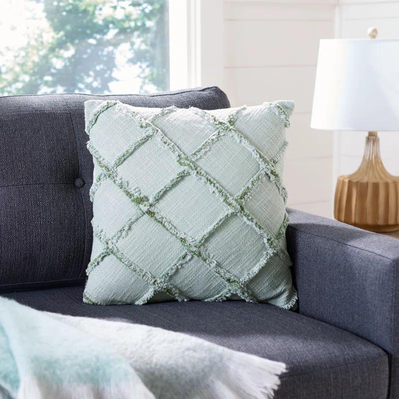 Safavieh Ashlin Fringed Cotton Throw Pillow
