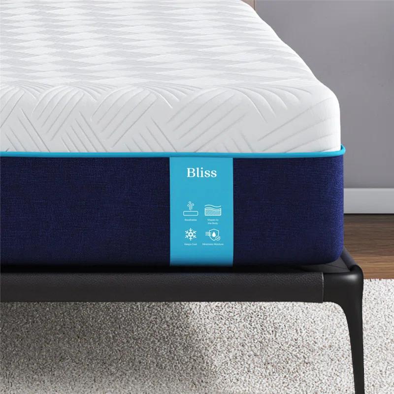 Signature Sleep Bliss Charcoal Cool Gel Memory Foam Mattress
