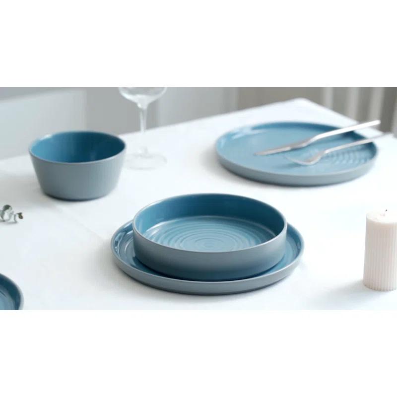 Stone Lain Elica 12-Piece Dinnerware Set Stoneware (Set of 12)