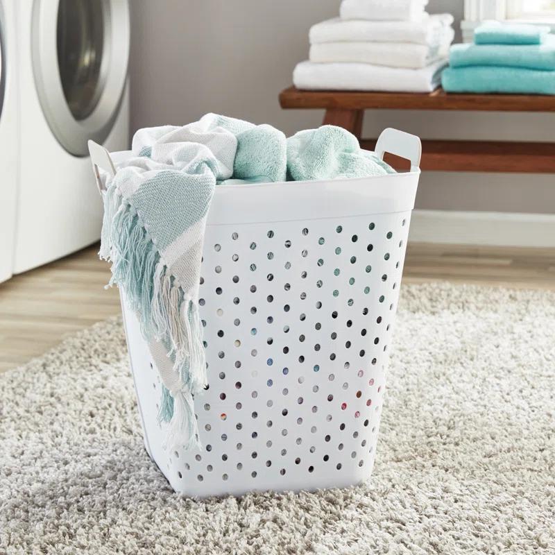 Plastic Laundry Hamper (Set of 2)