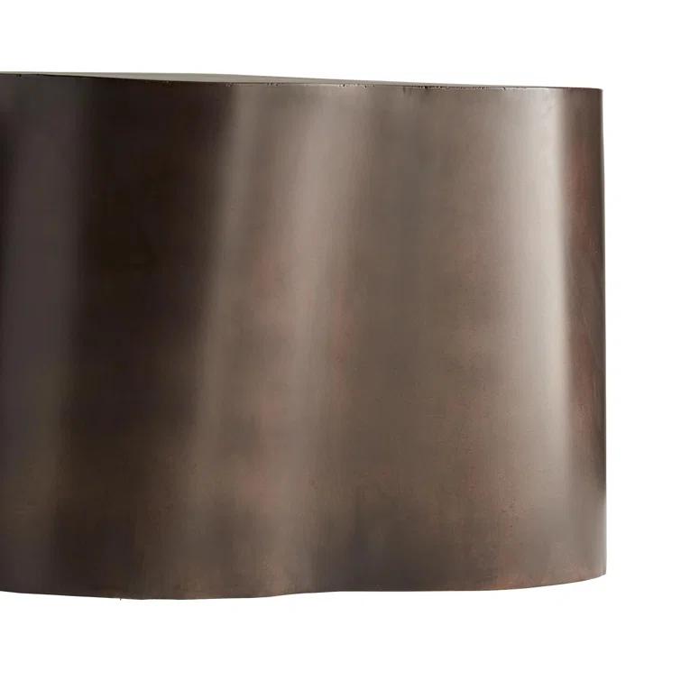Bronze Sculptural Metal Coffee Table