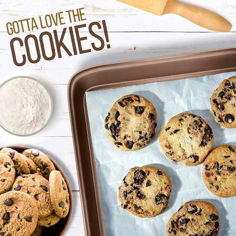 NutriChef NutriChef Non-Stick Steel 2 Piece Baking Sheet Set