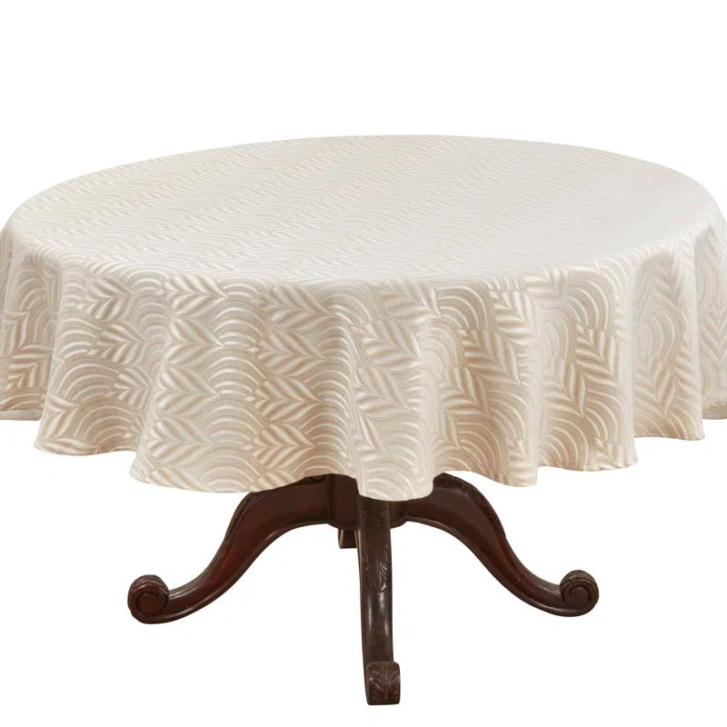 Saro Exquisite Jacquard Design Tablecloth