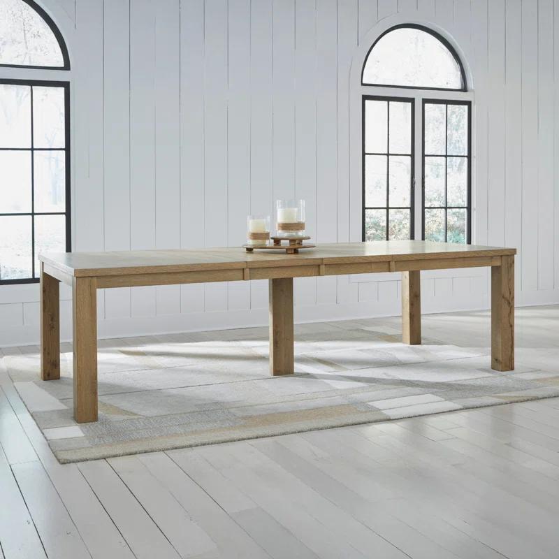 Loon Peak® Biseye Solid Wood Base Dining Table