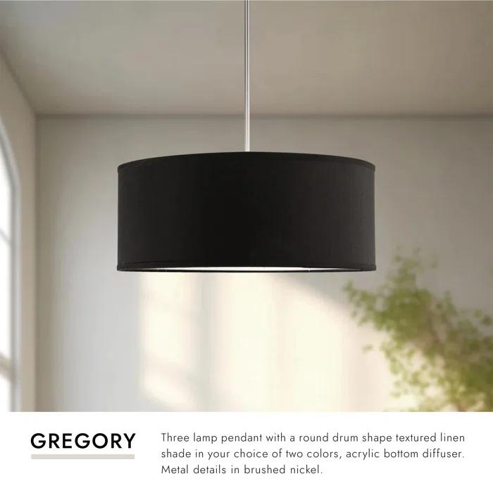 Kuzco Lighting Gregory 3 - Light Shaded Pendant