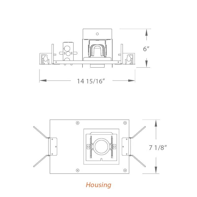 Precision Dimmable Air-Tight Standard Recessed Lighting Kit