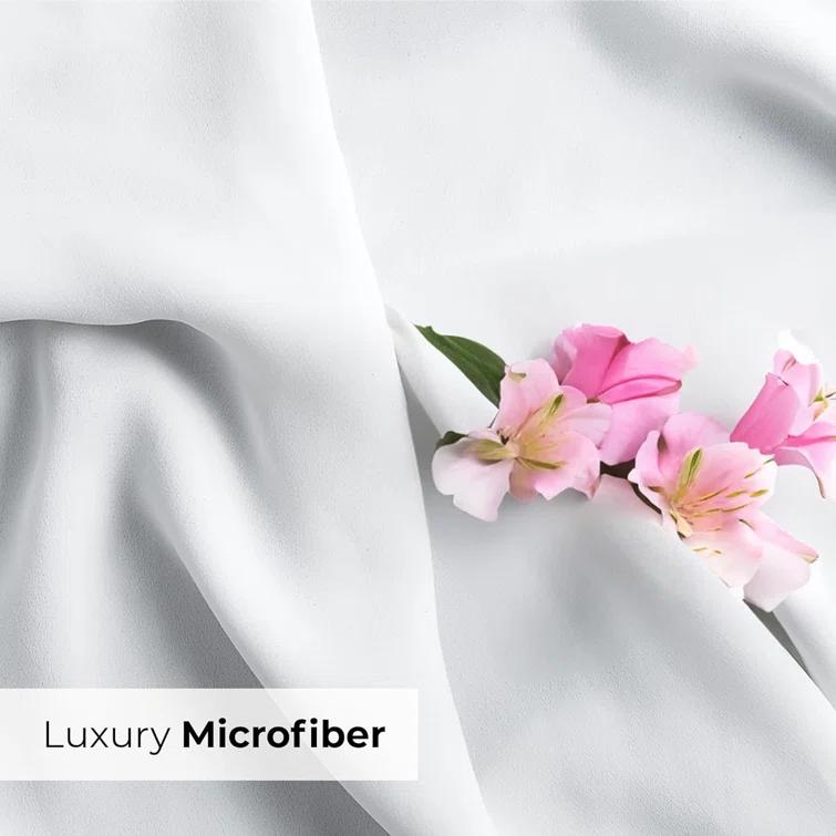 CGK Linens Hotel Quality Microfiber Pillowcase Covers (Set of 2)