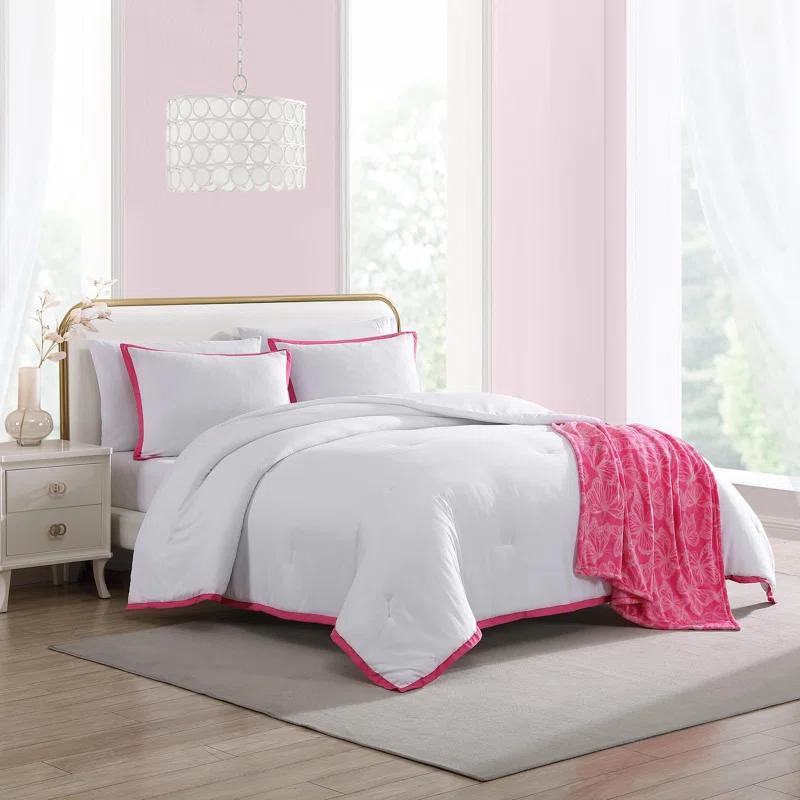 Betsey Johnson Hotel Signature Betsey Johnson Signature Solid Reversible Comforter Set