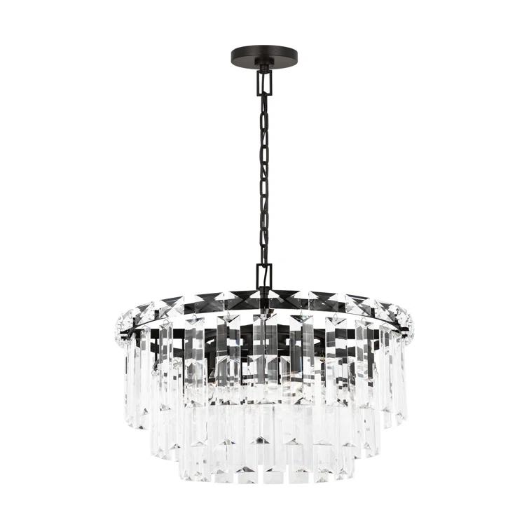 Arden 4 - Light Unique Tiered Chandelier by Chapman & Myers
