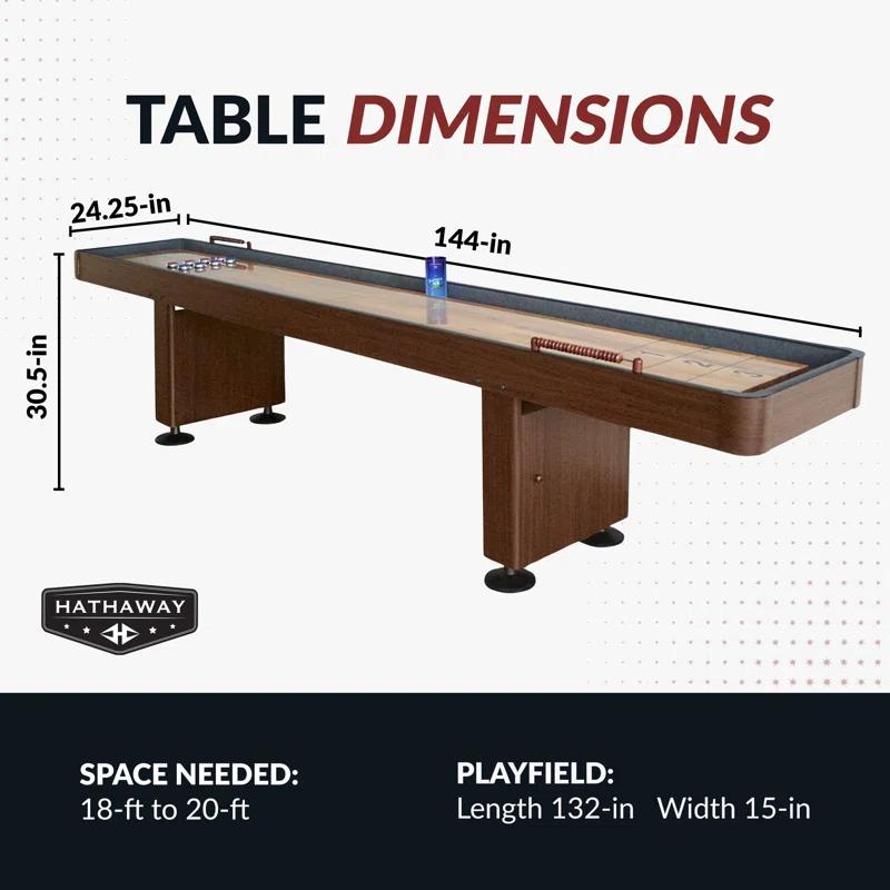 Hathaway Games Challenger Hathaway Games Shuffleboard Table
