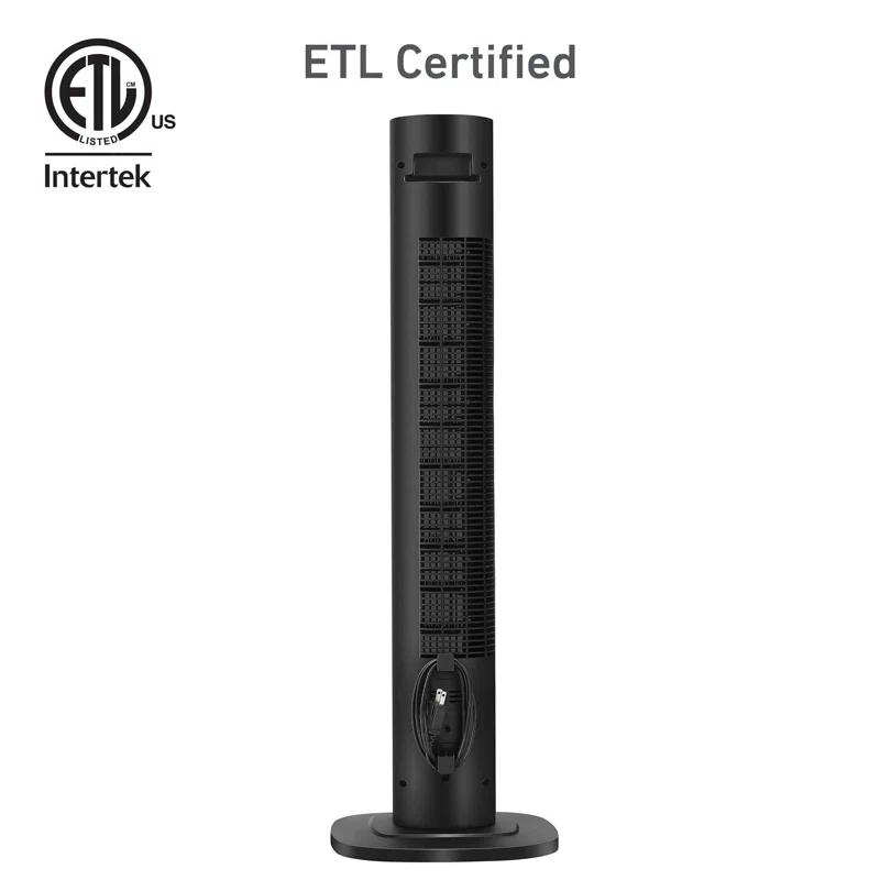 Holmes 36" SmartConnect Wi-Fi Oscillating Digital Tower Fan, 3 Speeds, Remote Control