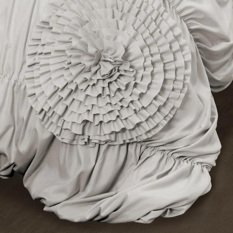 Lush Decor Serena Microfiber Traditional Comforter Set