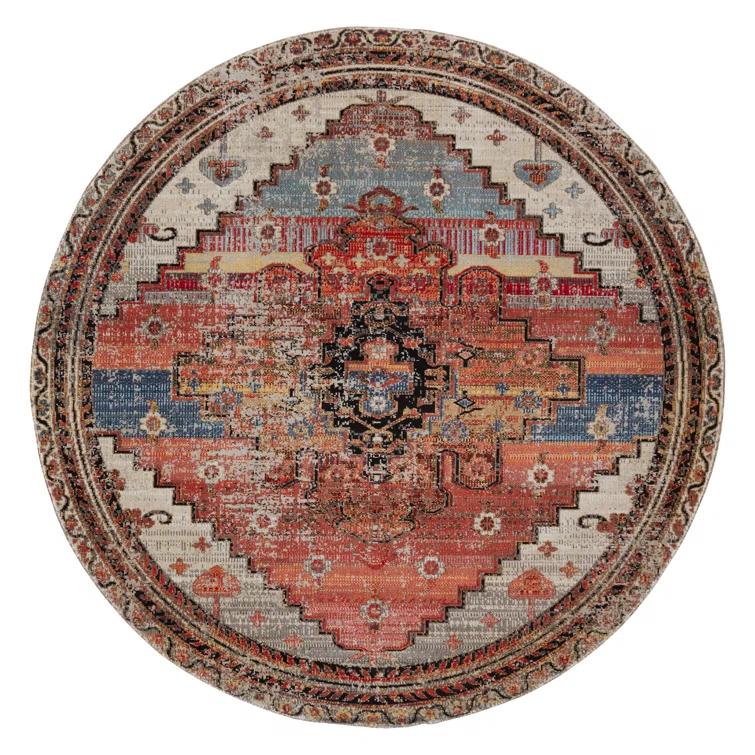 Steelside™ Haden Indoor/Outdoor Soft Power-Loomed Oriental Area Rug by Jaipur Living
