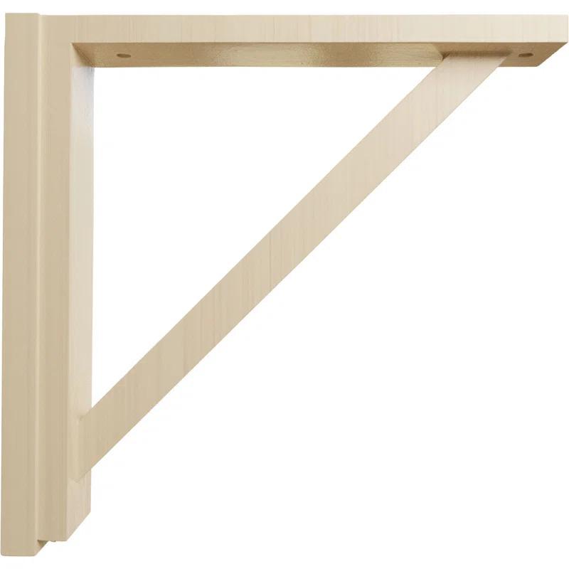 Ekena Millwork Traditional H 2.5'' W D Wood Bracket / Corbel