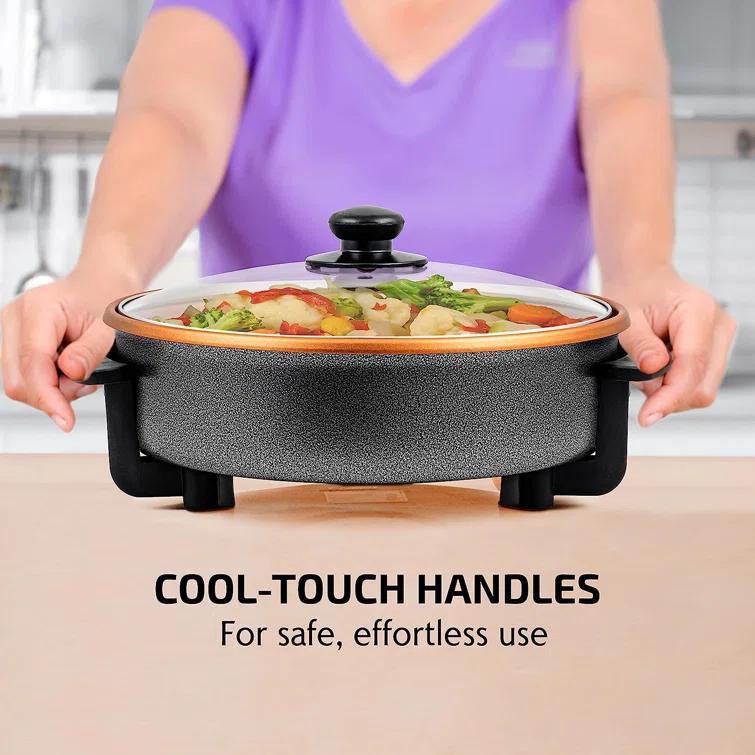 Ovente OVENTE 12" Electric Skillet and Frying Pan