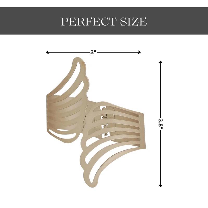 Evideco Angel  Metal Wings Curtain Tieback – Elegant and Durable Design