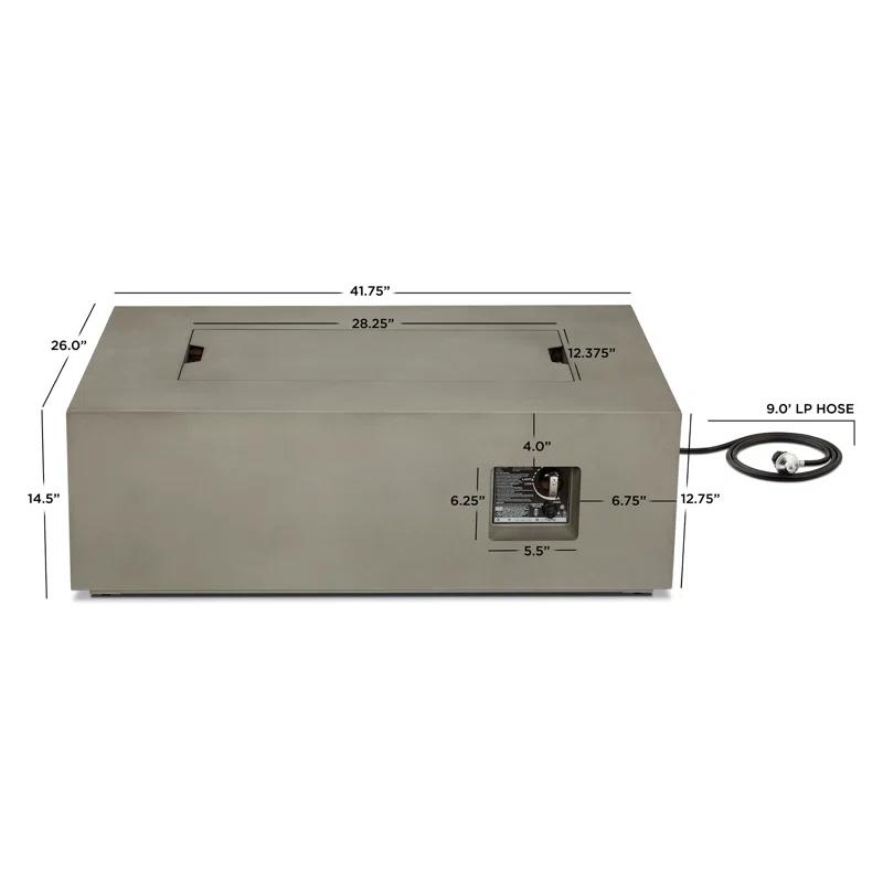 AEGEAN Propane / Natural Gas Outdoor Fire Pit Table