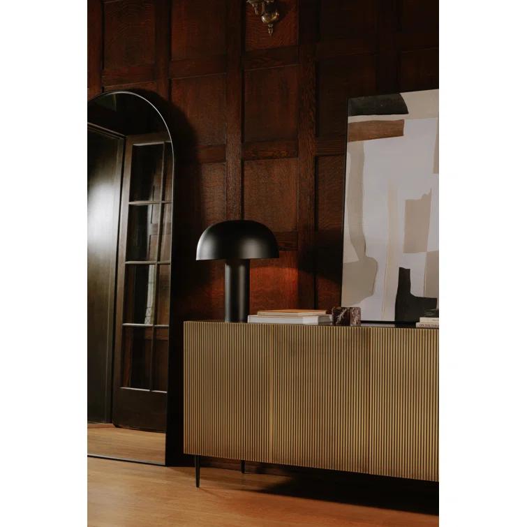 Brogan 72'' Antique Brass Mango Wood Sideboard