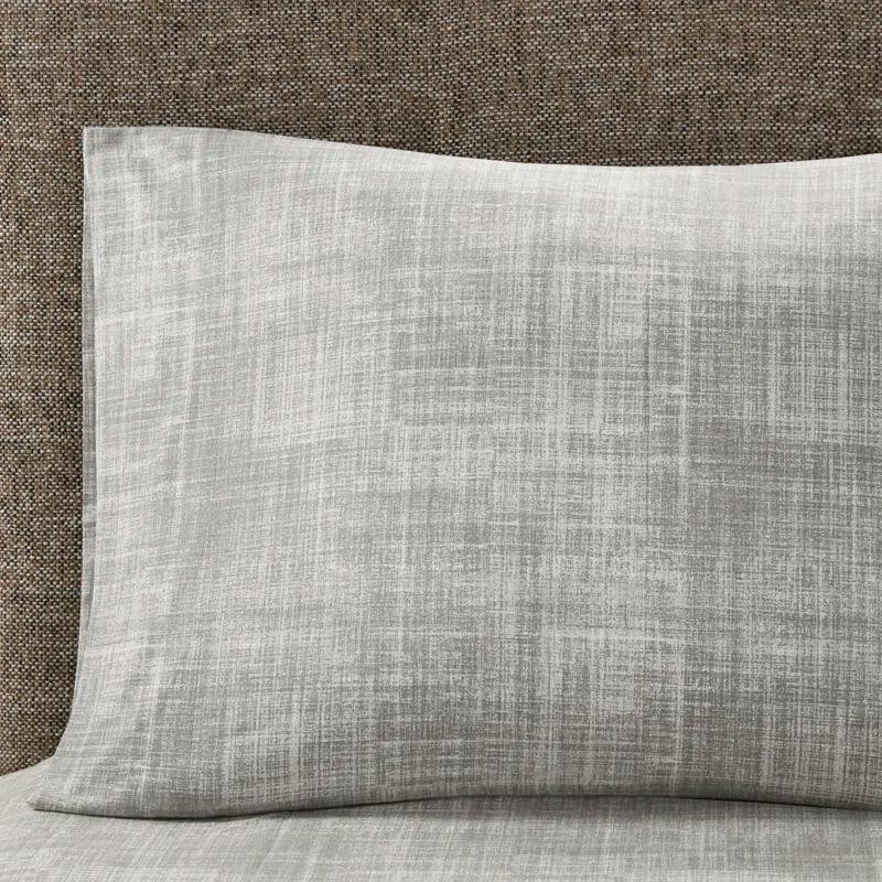 Madison Park Essentials Saben Microfiber Quilt Set with Cotton Bed Sheets