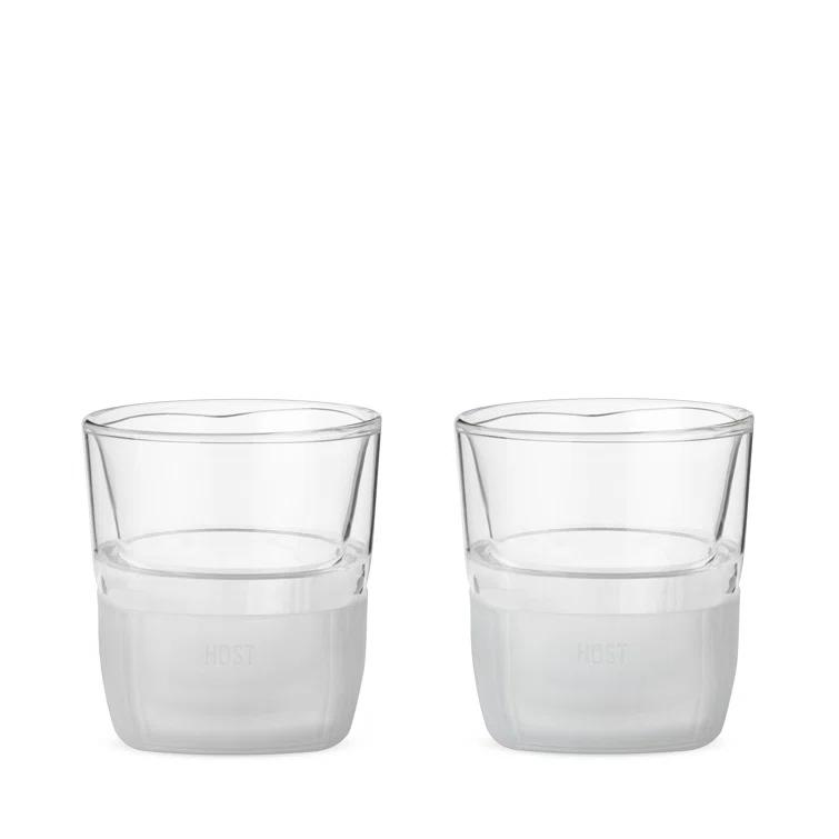 Glass Whiskey FREEZE Cooling Cup (Set of 2)
