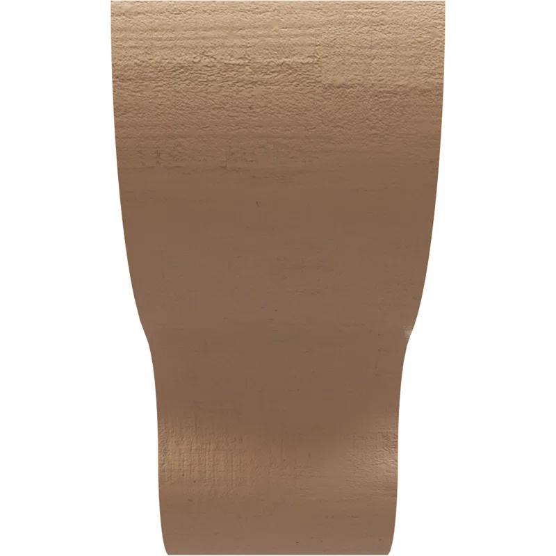 Ekena Millwork Greensboro Rough Cedar Woodgrain TimberThane Corbel, Primed Tan