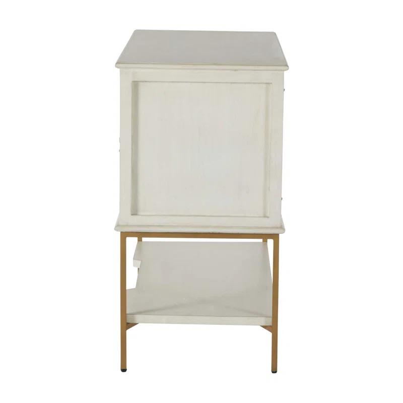 Gabby Riggs 38'' W Metal Nightstand