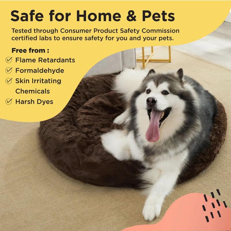Best Friends By Sheri Best Friends by Sheri Bundle The Original Calming Lux Donut Cuddler Pet Bed/Throw