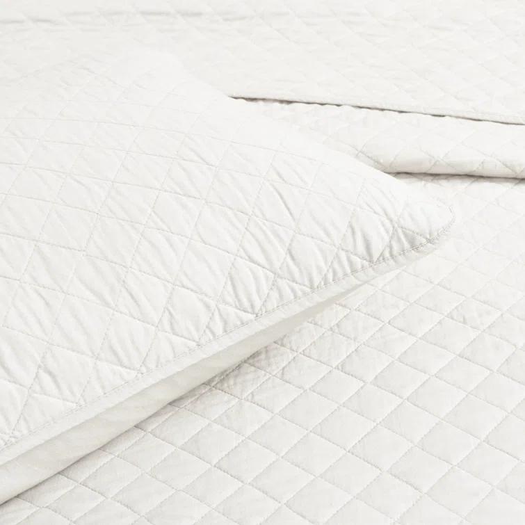 Lush Decor Ava Diamond Standard Cotton Modern & Contemporary Quilt Set