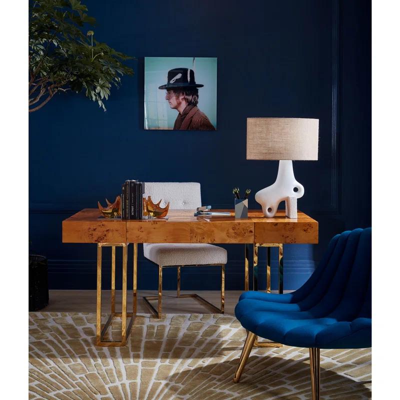 Jonathan Adler Bond Executive Desk - Burled Mappa