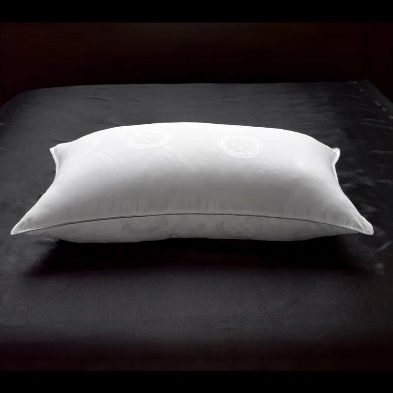Ella Jayne Home MicronOne Allergen-Free White Down Pillow, Firm Density