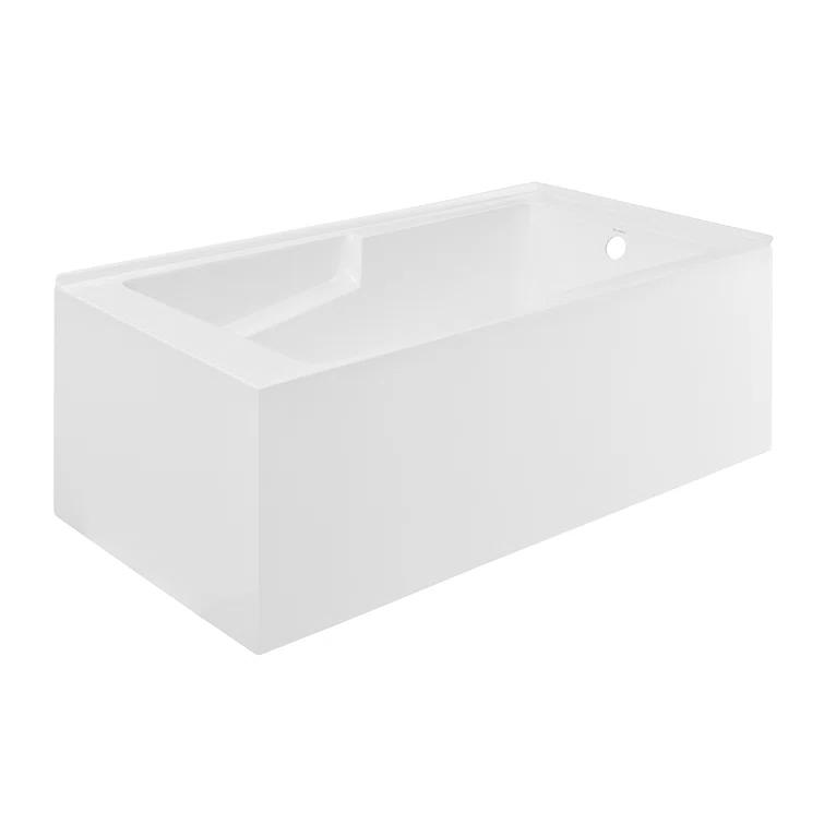 Swiss Madison Claire 60" x 32" Alcove Tub with Corner Apron SM-AB571