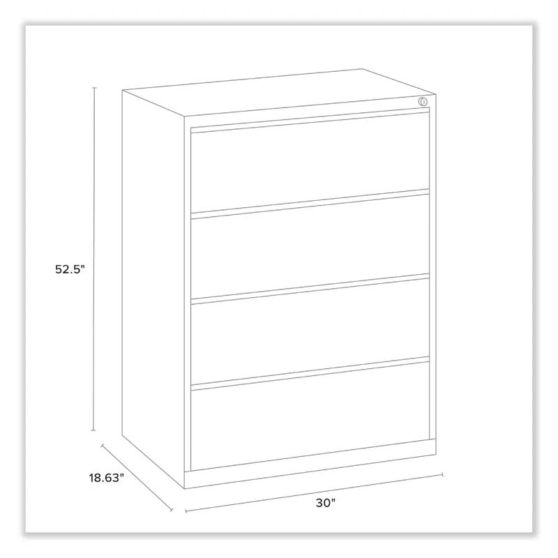 Alera® 30'' Wide 4 -Drawer Steel File Cabinet