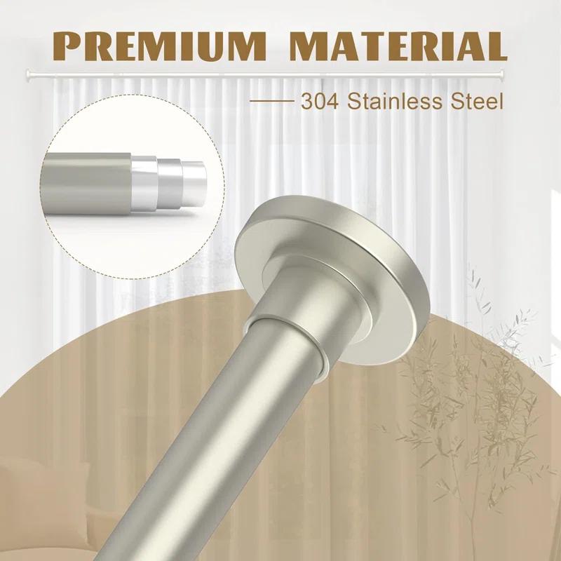 Glorbu 80'' Shower Curtain Rod