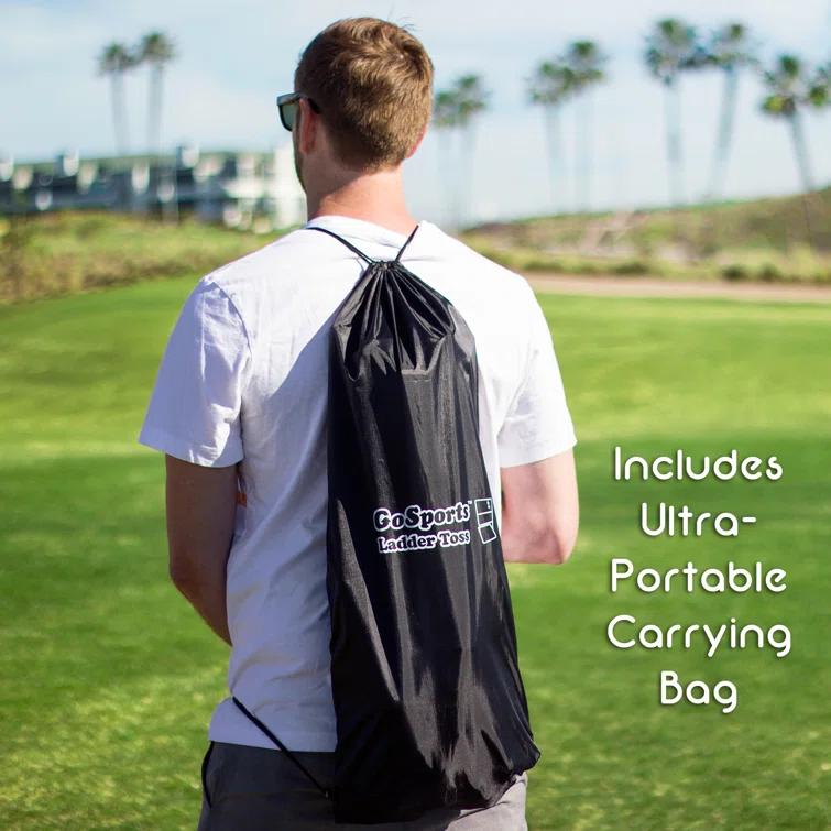 GoSports GoSports Indoor Outdoor Ladder Toss Game Set - Backyard Lawn Game - Rubber Bolos, Carrying Case and Score Trackers