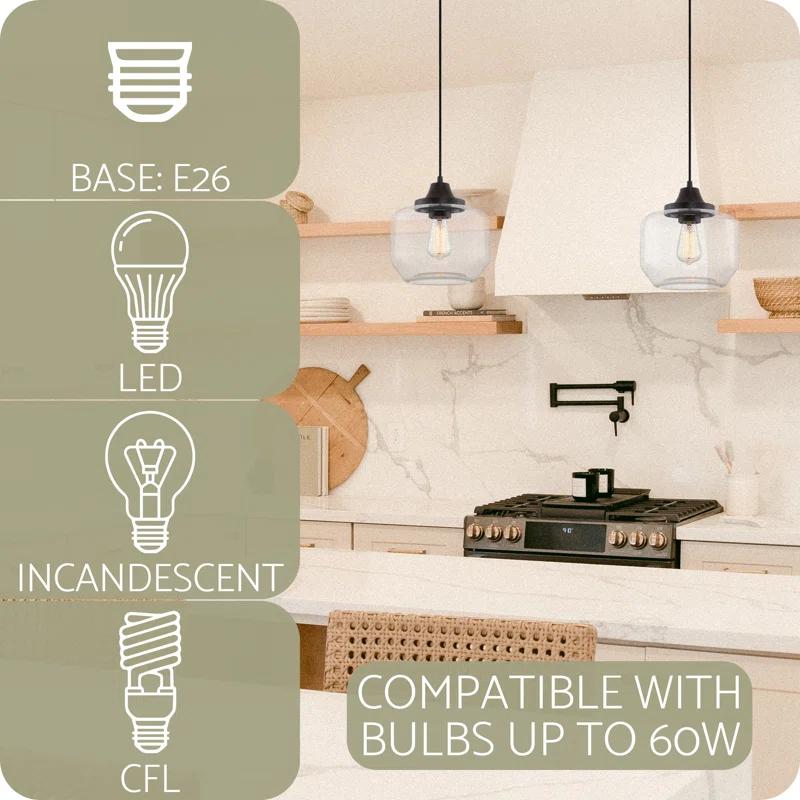 Adriunna 1 - Light Kitchen Island Pendant