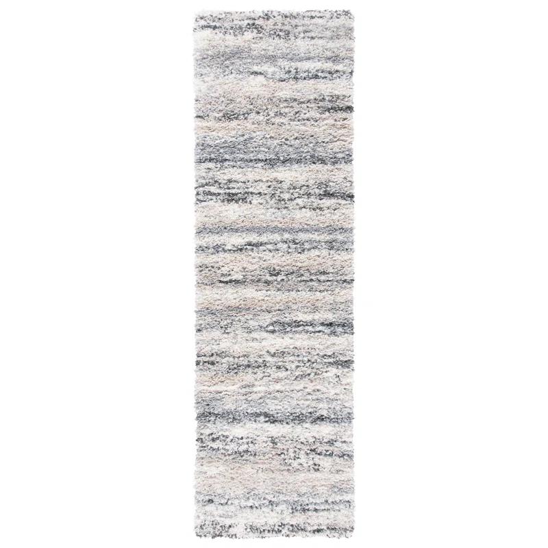 Foundry Select Ashleigh-Louise Shag 800 Performance Striped Rug