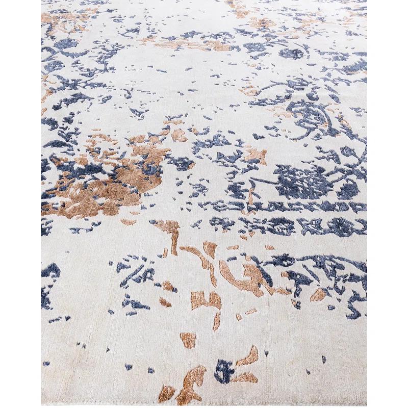 Solo Rugs One-of-a-Kind Rectangle 8'2" X 10'1" New Age Area Rug Beige