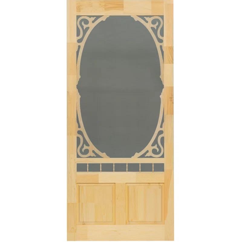 Kimberly Bay Unfinished Pine Slab Screen Doors & Reviews | Wayfair