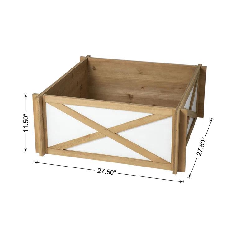 Glitzhome Wooden Christmas Tree Collar