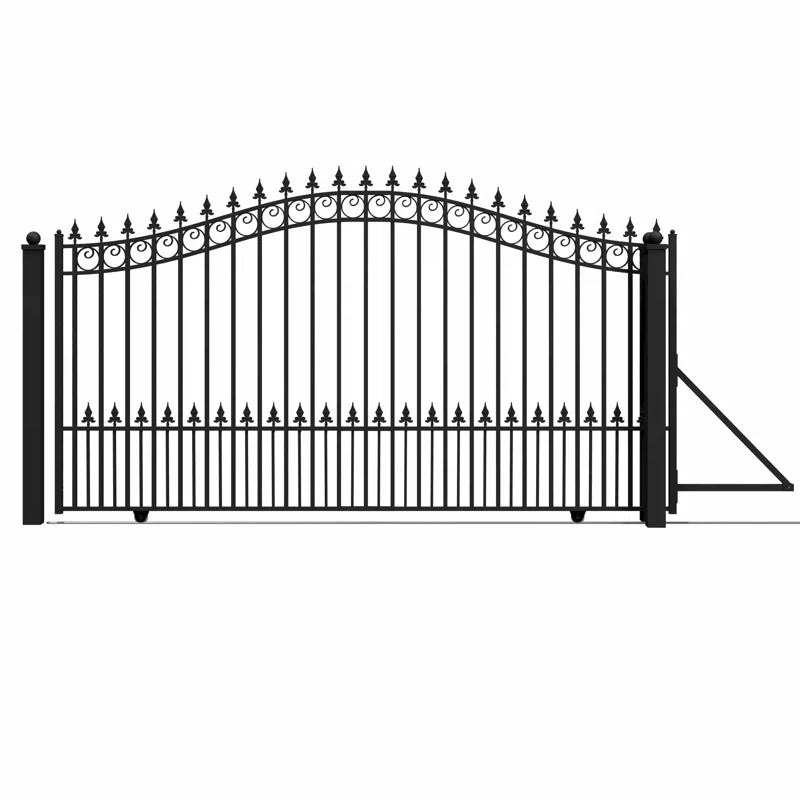 ALEKO Prague Black Metal Gate