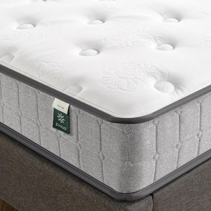 Zinus Zinus 8” Medium Comfort Support Cooling Gel Hybrid Mattress