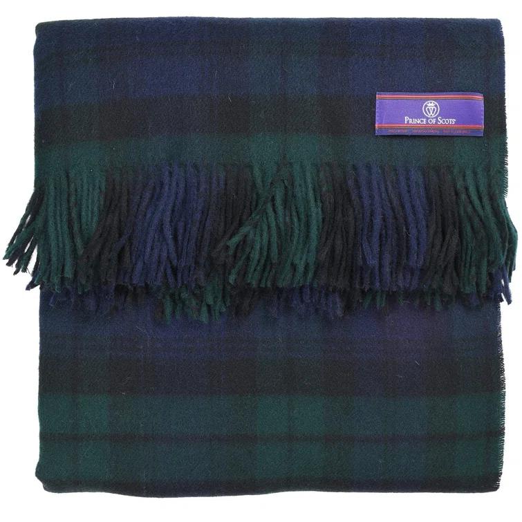 Prince of Scots Hand Woven Throw Blanket