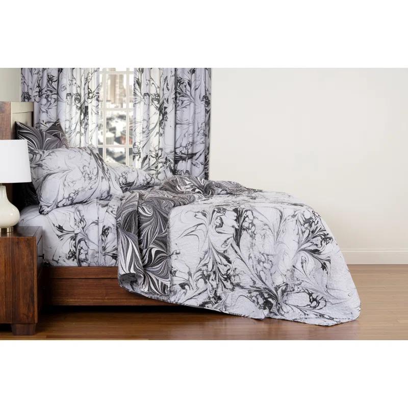 THE ART OF MARBLING Abstract Quilt