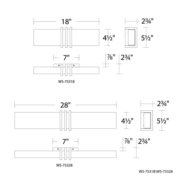 dweLED Minibar Dimmable LED Bath Bar | Wayfair