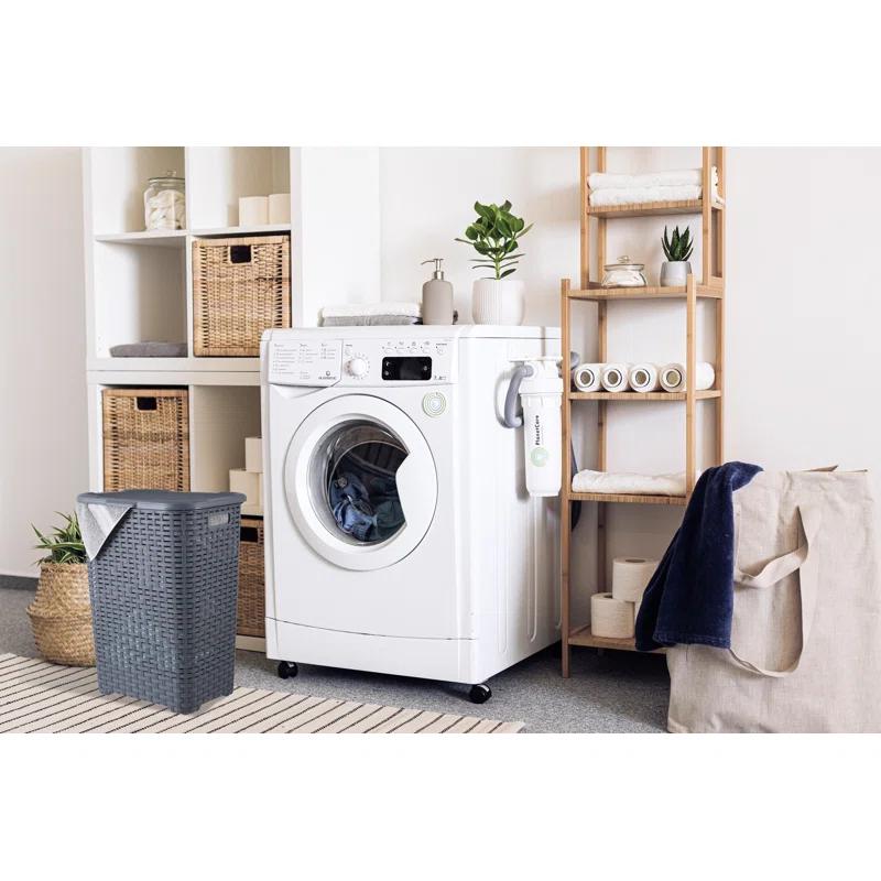 Rebrilliant Plastic Laundry Hamper with Handles